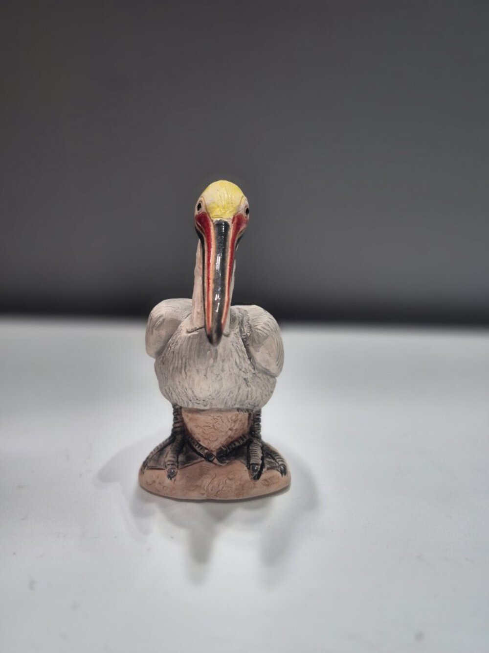 Hand Painted Ceramic resin Pelican 3inch - Picture 4 of 11